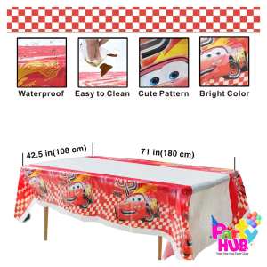 Cars Plastic Table Cover - Image 4