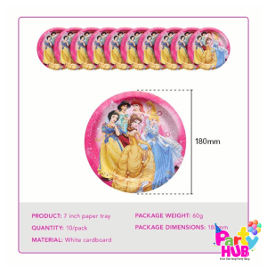 Princess Party Plate (10pcs) - Image 3