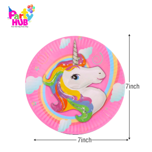 Unicorn Party Plate (10pcs) - Image 3