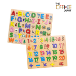 ABC + 123 Wooden Puzzles