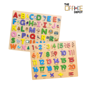 ABC + 123 Wooden Puzzles