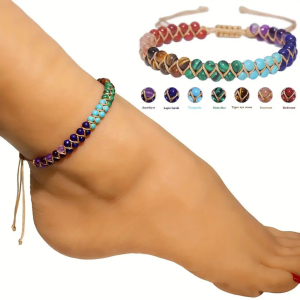 7-Bead Chakra Anklet - Image 5