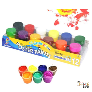 12pcs Color Poster Paint Set - Image 3