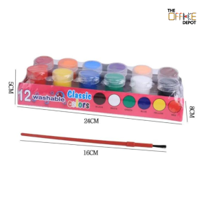 12pcs Color Poster Paint Set - Image 4