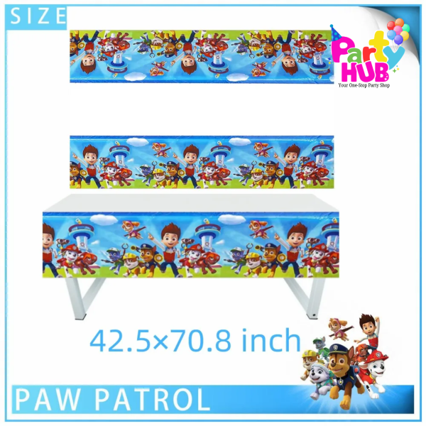 Paw Patrol Plastic Table Cover
