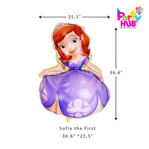 1pcs Sofia the First Foil Balloons - Image 3