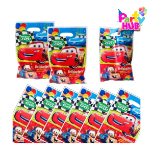 10pcs Cars Plastic Party Bags - Image 3