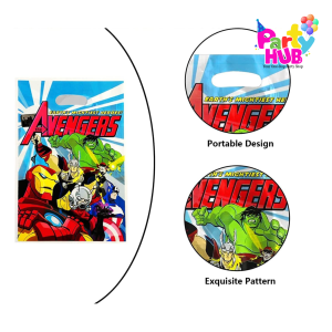 10pcs Avengers Plastic Party Bags - Image 3