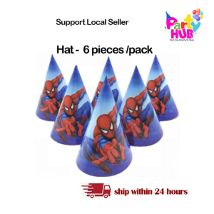 Spider-Man Party Hats (6pcs) - Image 3