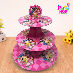 3 Tier Princess Cupcake Stand - Image 3