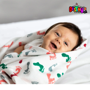 Baby 4pcs Receiving Blankets - Image 6