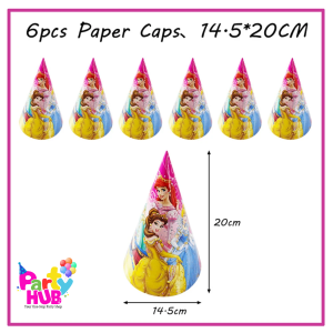 Princess Party Hats (6pcs) - Image 4