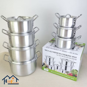 7pcs Aluminum Cooking Pots - Image 4