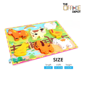 Animals Wooden Puzzle (Kids Learning Toy) - Image 3