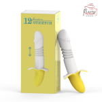 Powerful Banana Vibrator Telescopic Silicone Dildo Vaginal Clitoral Stimulator Female Masturbation Tool Cute Sex Product