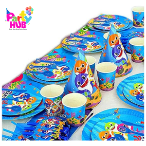 Baby Shark Party Hats (6pcs) - Image 4