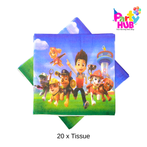 Paw Patrol Party Tissues