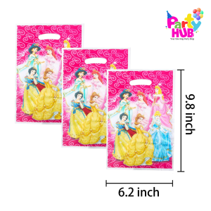 Princess Plastic Party Bag (10pcs) - Image 4