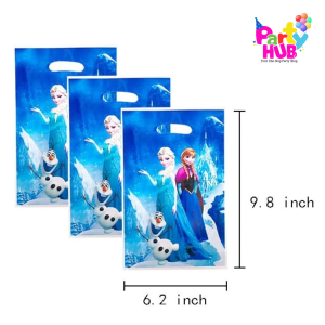 10pcs Frozen Plastic Party Bags - Image 4