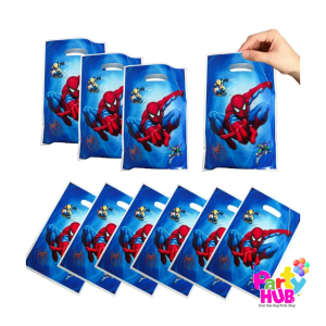 10pcs Spider-Man Plastic Party Bags - Image 4