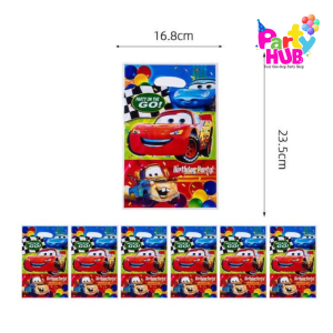 10pcs Cars Plastic Party Bags - Image 4