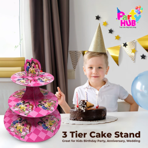 3 Tier Princess Cupcake Stand - Image 4