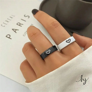 2pcs Couples Chain & Ring Set - Image 9