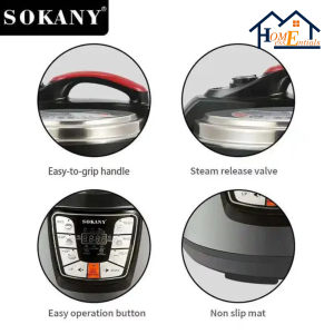 Sokany 6 Litre Pressure Cooker - Image 6