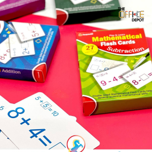 Educational 4-piece mathematical flashcard set - Image 9