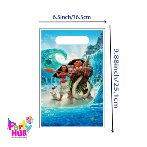 10pcs Moana Plastic Party Bag - Image 3