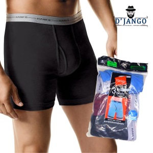 Hanes Men's Boxer Briefs 3-Pack - Image 4
