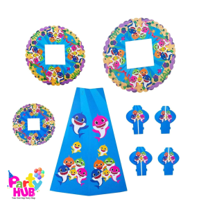 3 Tier Baby Shark Cupcake Stand - Image 4