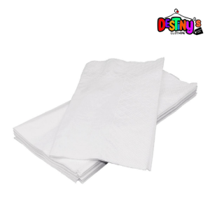 6pcs White Baby Napkins - Image 4