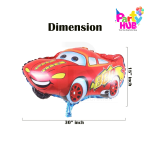 5pcs Cars Foil Balloon - Image 4