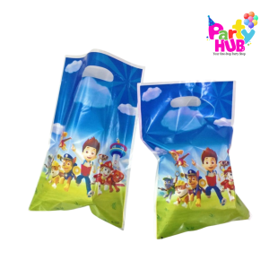 10pcs Paw Patrol Plastic Party Bags