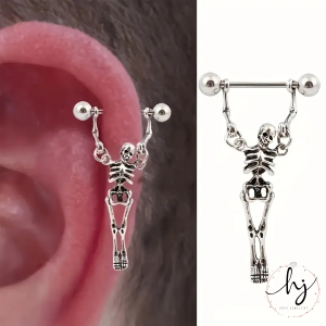 1pcs Skeleton Earring - Image 5