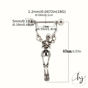 1pcs Skeleton Earring - Image 6