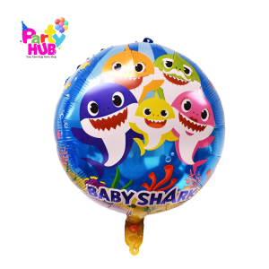 5 Piece Baby Shark Foil Balloons - Image 3