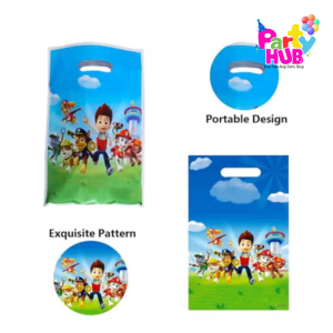 10pcs Paw Patrol Plastic Party Bags - Image 4