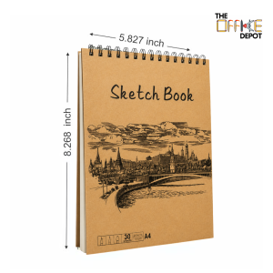 A4 30 Sheets Sketch Book - Image 3