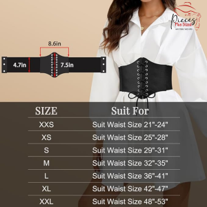 Lace-up Corset belt - Image 6